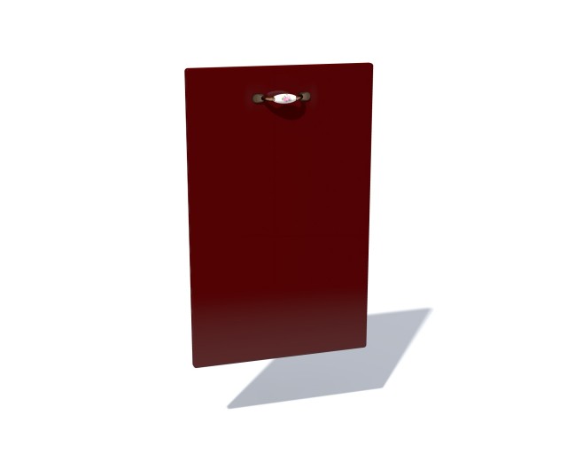 Front pentru masina de spalat vase 45cm MDF rosu simplu